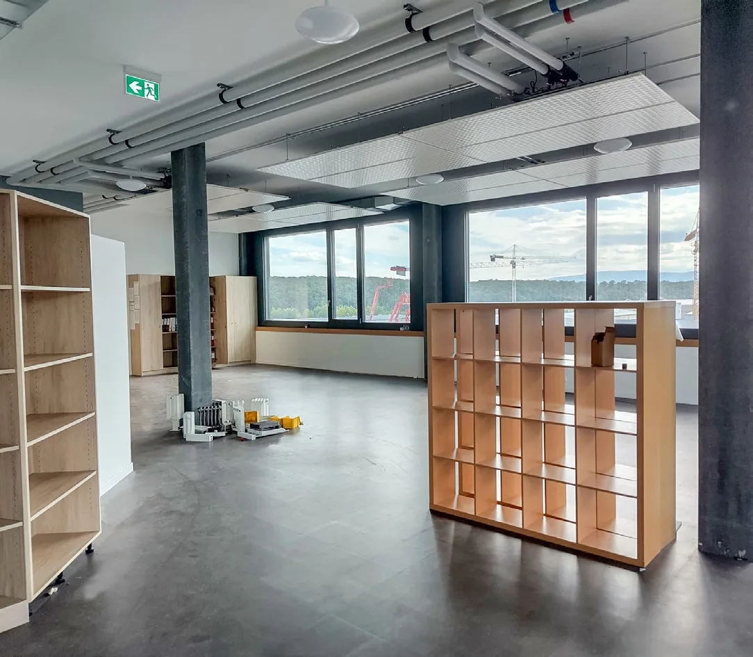 Flexible Gewerbeetage mit Mobiliar